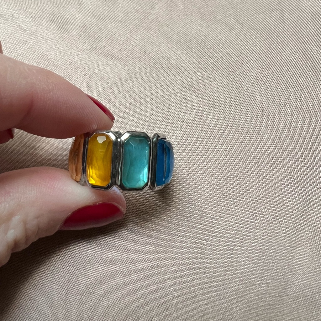 Ippolita Mother Of Pearl And Quartz Multicolor Eternity Band 7 595$